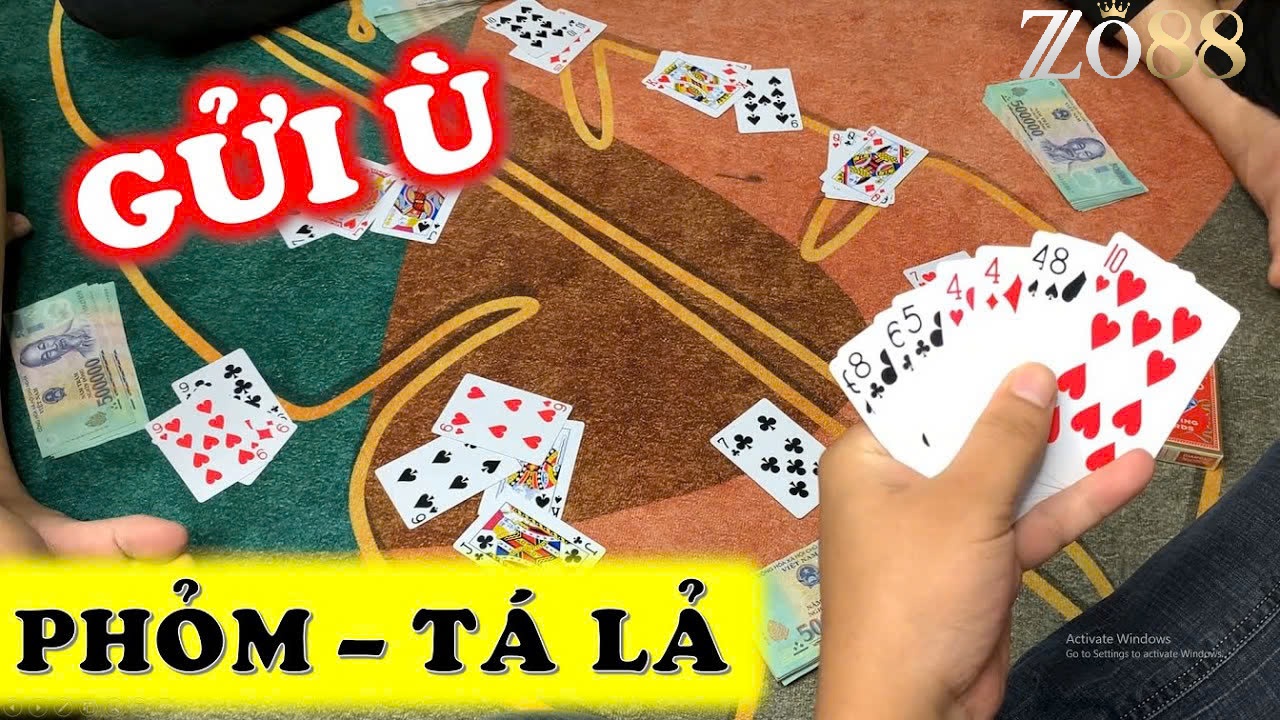 Cách chơi bài phỏm đơn giản tại nhà cái